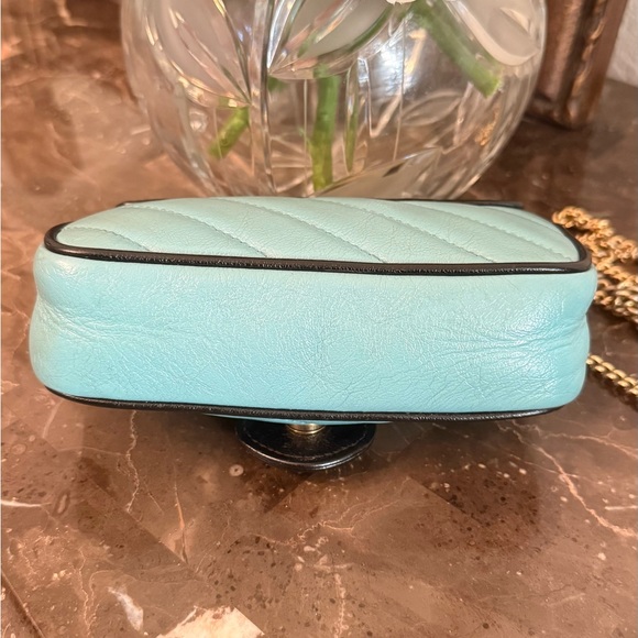 Gucci Mini GG Marmont Calfskin Leather Crossbody shoulder Bag Limited Edition - Picture 7 of 17